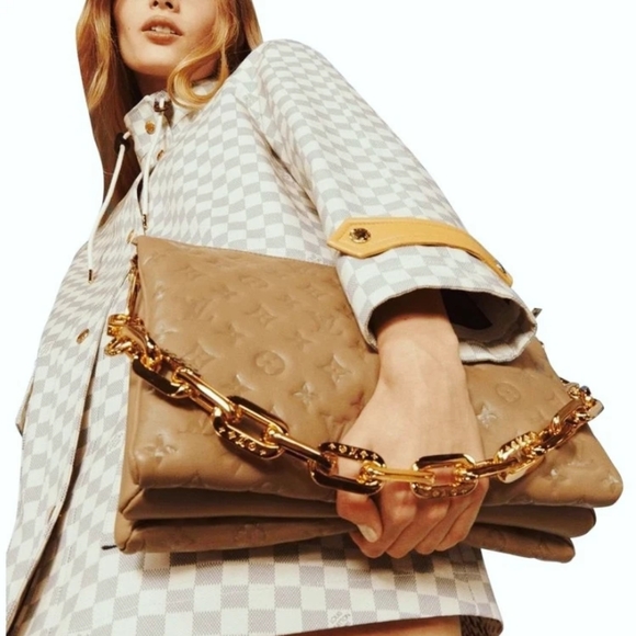 RARE Authentic Louis Vuitton Coussin PM CAMEL in Excellent Condition! - Picture 12 of 16